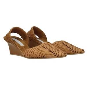 Stella McCartney Crochet Basket Weave Runway Wedge - 37